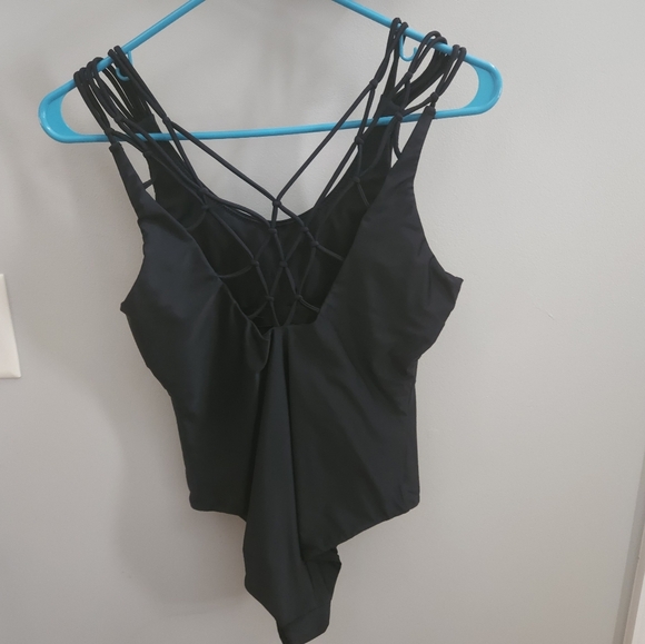 ALTAR'D STATE BLACK ONE PIECE SWIMSUIT,  SIZE MEDIUM - Picture 3 of 4
